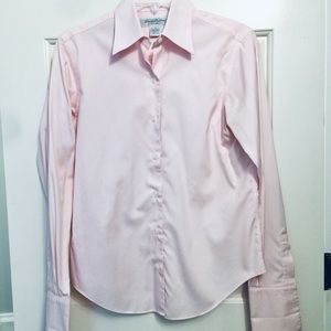 Pink no iron shirt